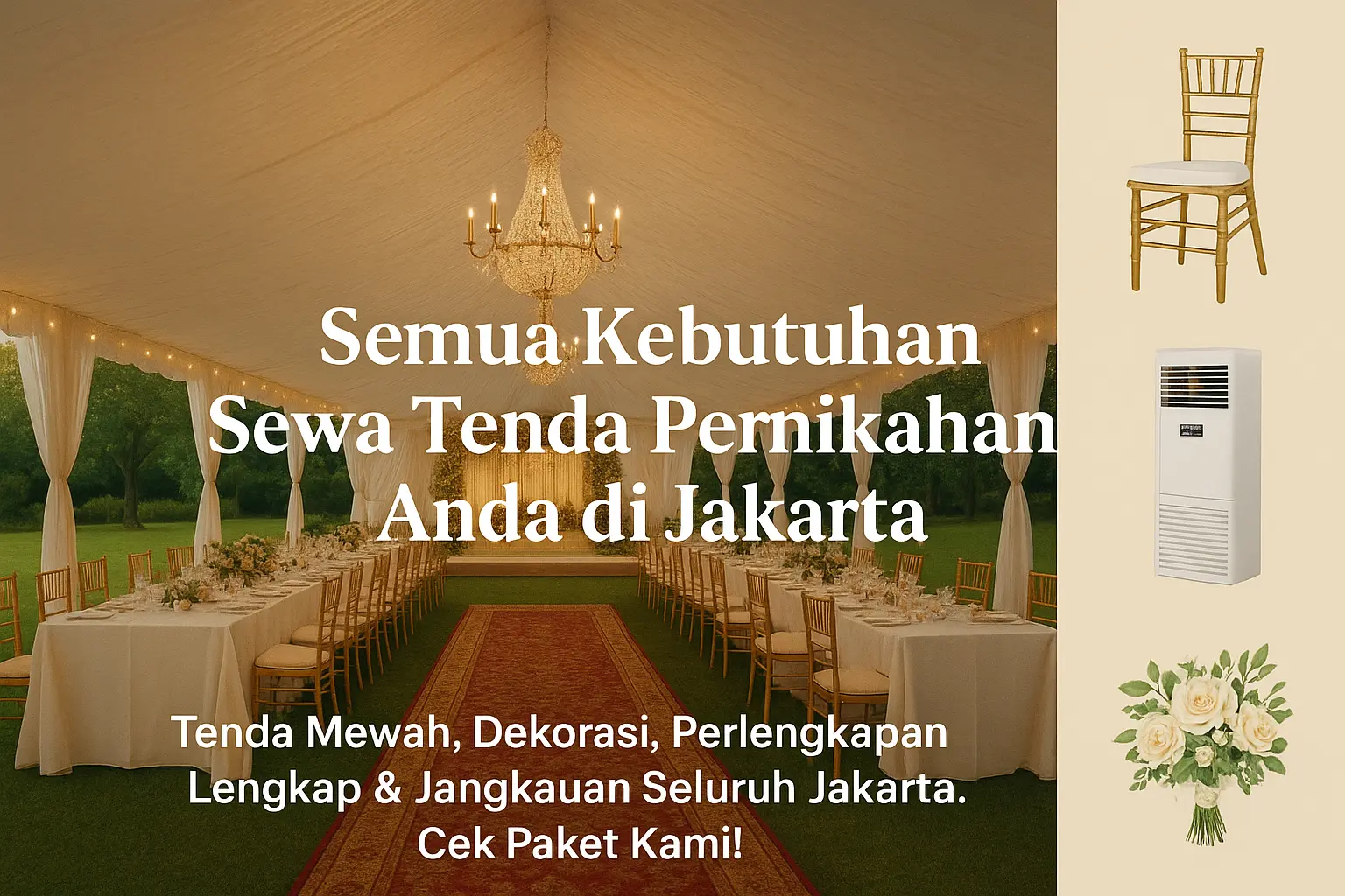 Wujudkan Pernikahan Impian Anda: Solusi Sewa Tenda Pernikahan Terbaik di Jakarta